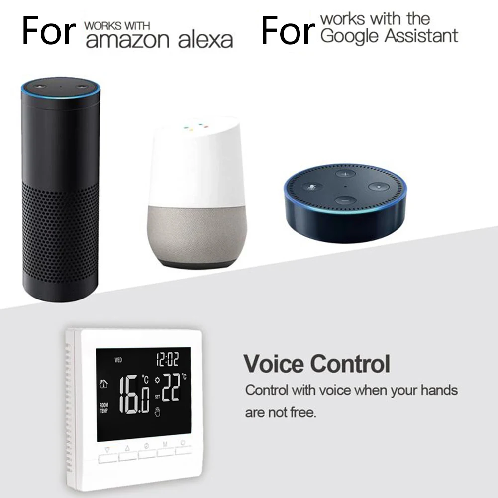 Для Tuya Wi-Fi программируемый умный термостат настенный контроллер котла 110-230 В