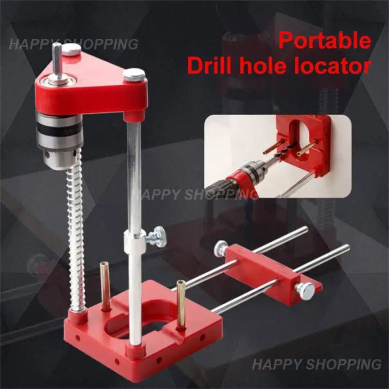 

Woodworking Positioner Small Professional Antirust Durable Firm Hand Tools Drill Positioner Alloy Steel Portable Woodworking Diy