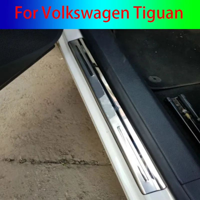 

Stainless Door Sill Scuff Plate Protector Trim Car Styling For Volkswagen Vw Tiguan 2010 2011 2012 2013 2014 2015 2016