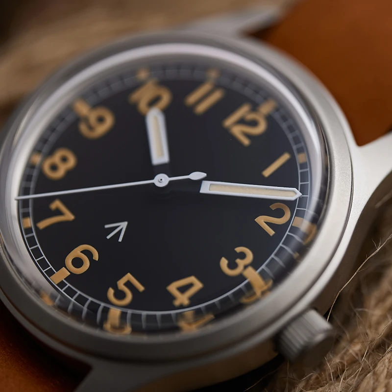 Baltany W10 Военные Ретро 36 мм мужские Nh38 автоматические механические часы из