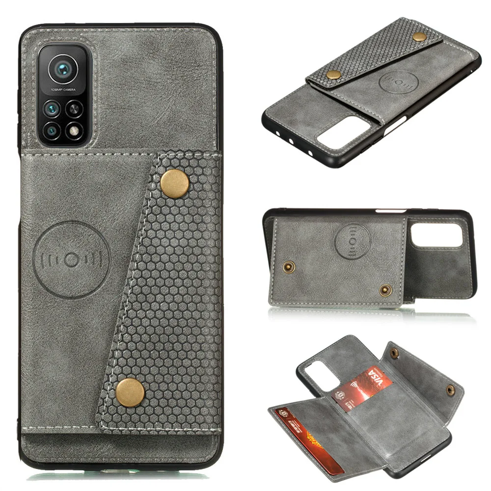 Luxury Leather Flip Card Slot for Xiaomi Mi 9T Pro 12T Case Mi 12 Lite 10a 12x Back Cover Funda Redmi 10c 9 T 10 C 11T 10T Mi9T