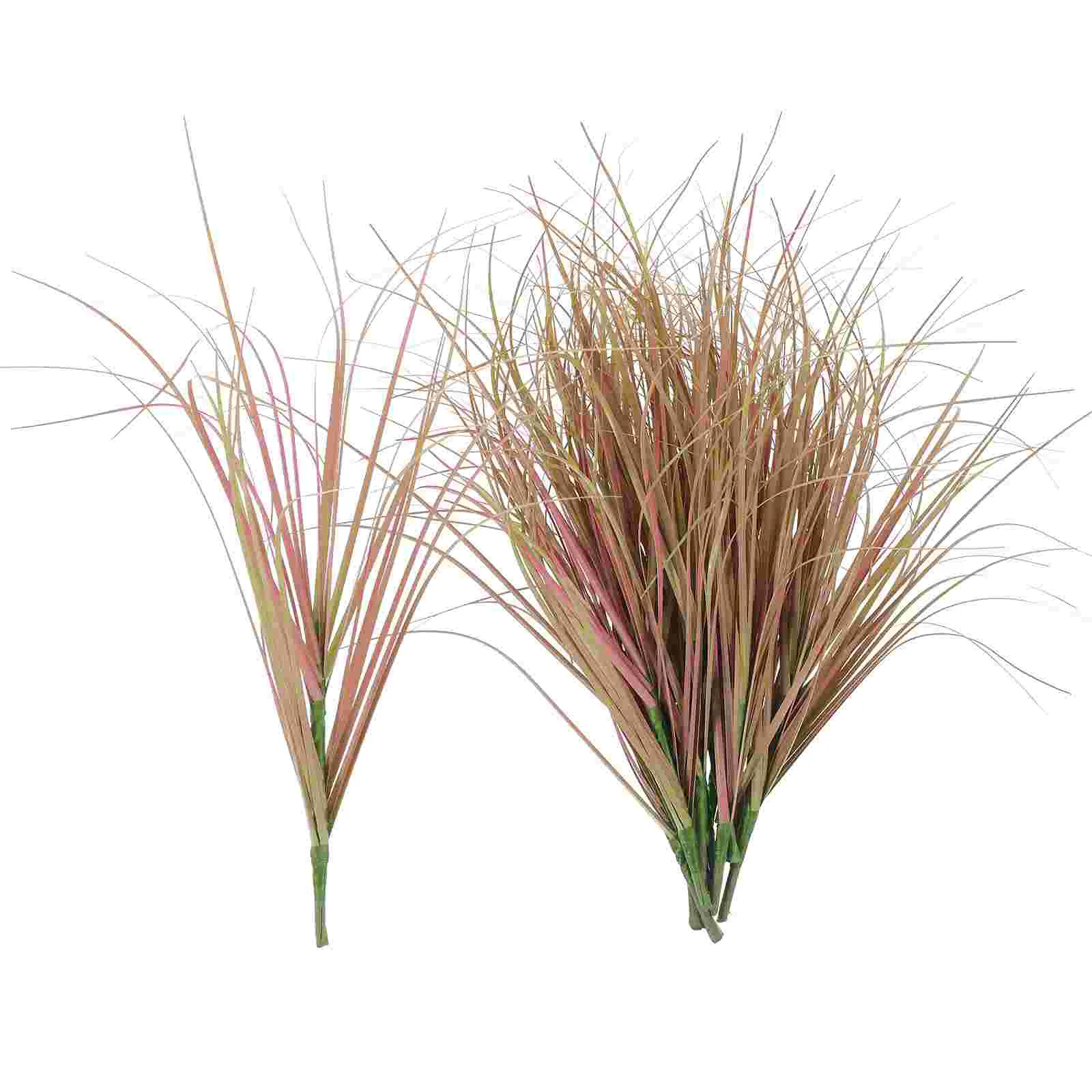 12 шт. искусственный зеленый стебель поддельная имитация травы модель домашнего