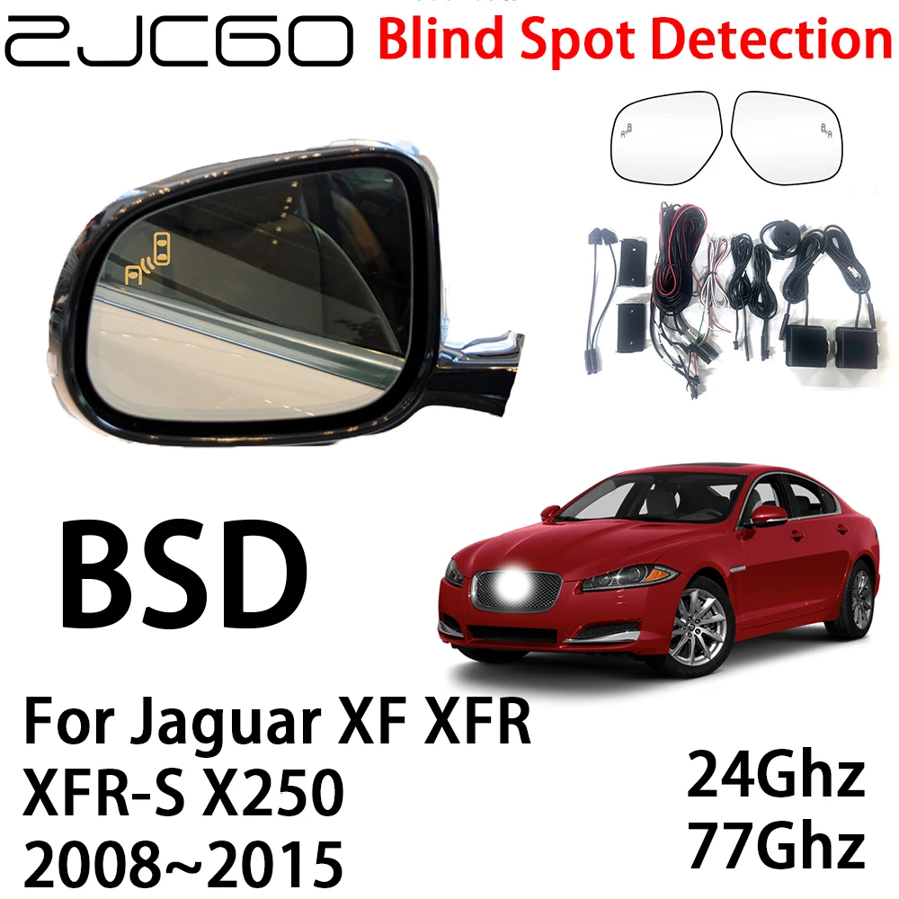 Фото Система предупреждения о слепых зонах ZJCGO (BSD) для автомобилей Jaguar XF, XFR, XFR-S, X250 (2008-2015) №1