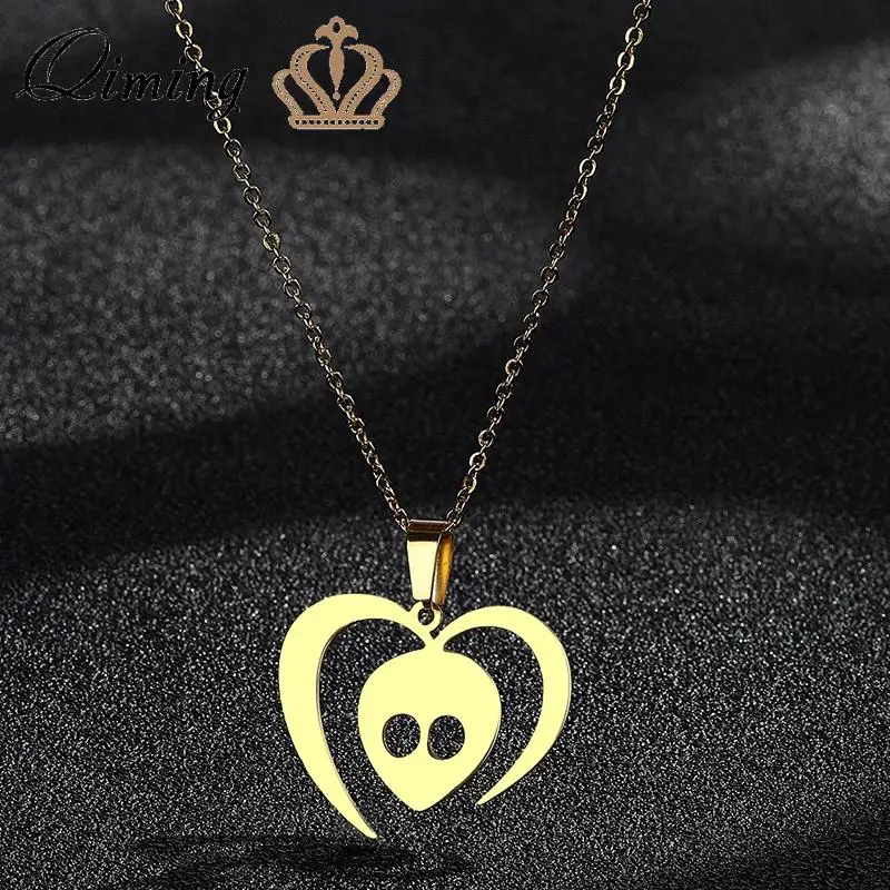 Ожерелье QIMING ручной работы с кулоном в стиле Токио отель инопланетянин ожерелье