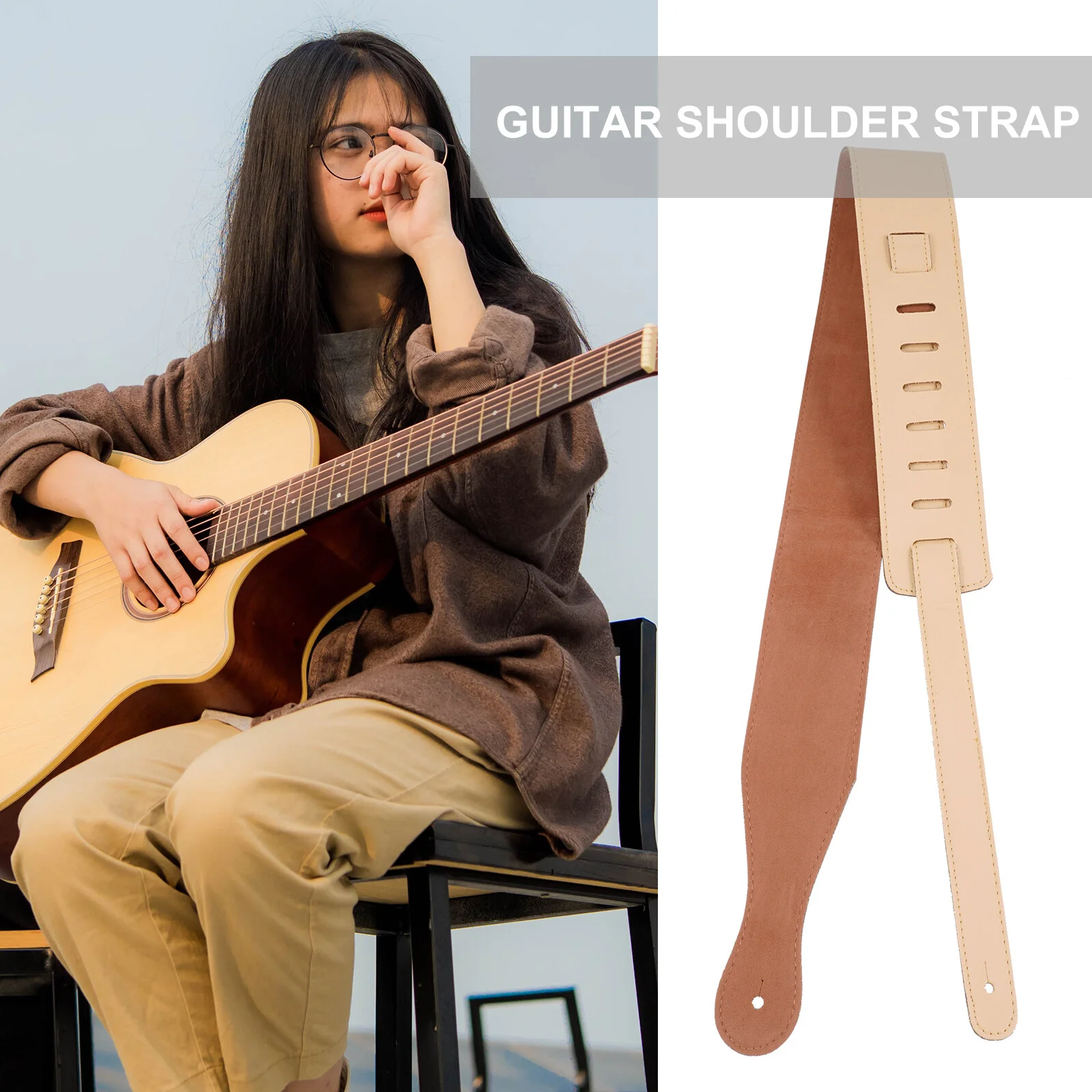 

Ukulele Shoulder Waist Beltss Shoulder Waist Beltss Accessory Shoulder Shoulder Strap Pu Delicate Neck Practical