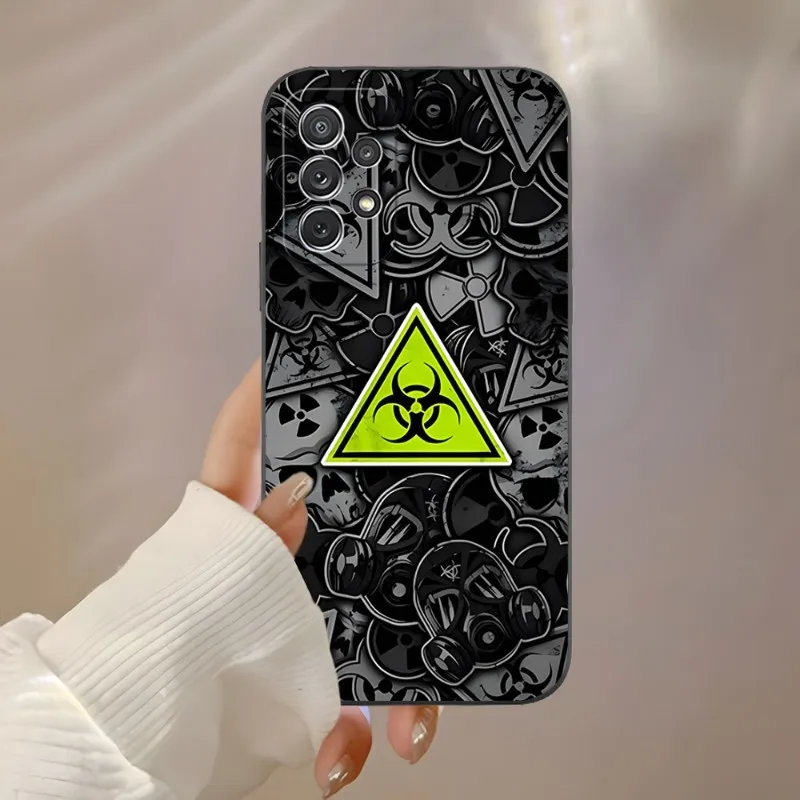 Cool Biochemical Gas Mask Phone Case For Samsung S22 S21 S20 S30 S9 S10 S8 S7 S6 Pro Plus Edge Ultra Fe Soft Silicone Shell images - 6