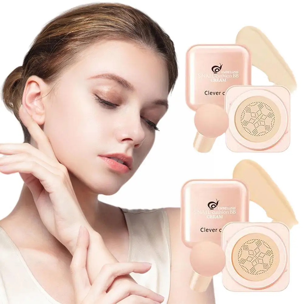 

Air Cushion BB Cream Face Concealer Mushroom Head Puff Moisturizing Concealer Foundation Base Face Comestics Makeup Natural Y2R1