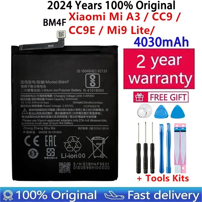 Оригинальный аккумулятор для Xiaomi Mi Redmi Note Mix Max 2 3 A3 3S 3X 4 4X 4A 5 5A 5S 5X M5 6 6A 7 7A 8 8T 9 SE Pro Plus