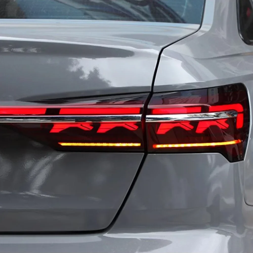 Фото Для Audi A6 C8 2019-2024 автомобильные задние фонари в сборе, обновленный эффект запуска, стиль A8, задние фонари, инструменты, аксессуары №5