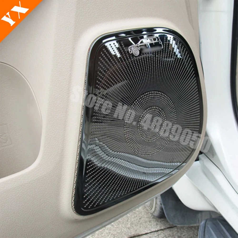 

Нержавеющая сталь для Toyota Land Cruiser Prado 150, J150, 2010-2018, клаксон для внутренней двери автомобиля, динамик, накладка, аксессуары для автомобиля