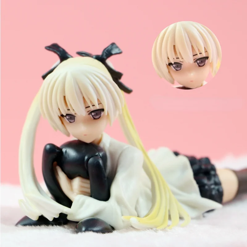 

Japan Anime Yosuga no Sora Action Figure Character Dome Sister Take The Rabbit Cake Decorations PVC Car Model Toys Gift