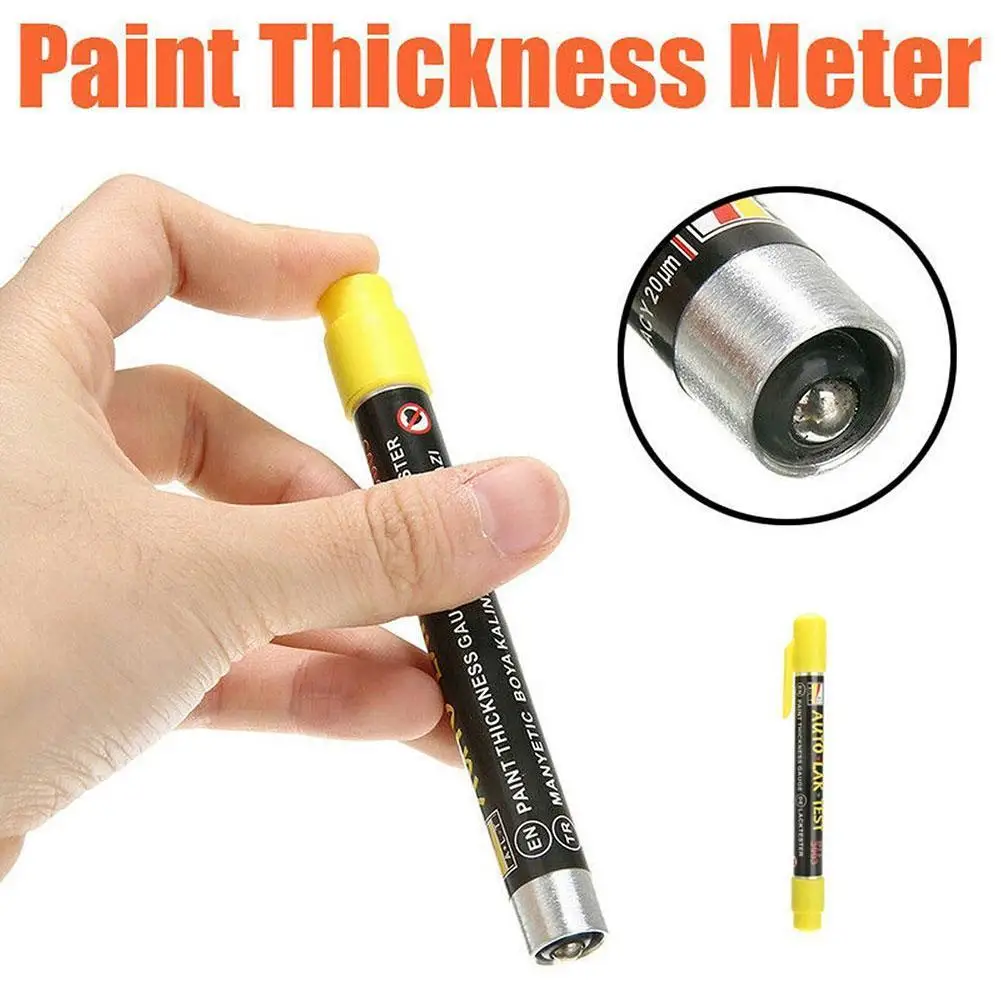 

Automotive Paint Film Tester Coating Thickness Gauge Quick Tester Paint Indicate Meter Test Tip With Magnetic Crash NEW