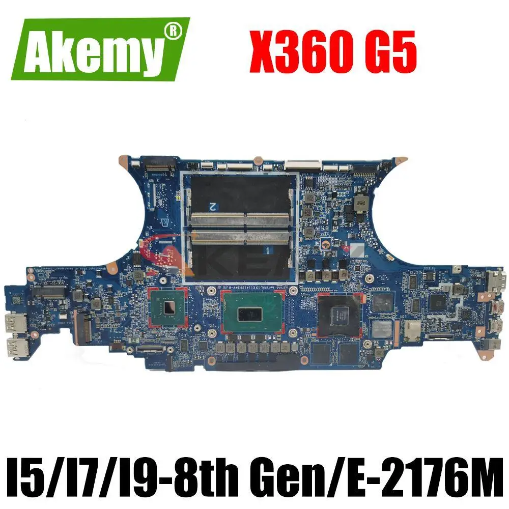 

For HP IDS DSC Studio X360 G5 Laptop motherboard Mainboard DA0XW1MBAI0 Motherboard with I5 I7 I9 8th Gen E-2176M CPU GTX1050 GPU