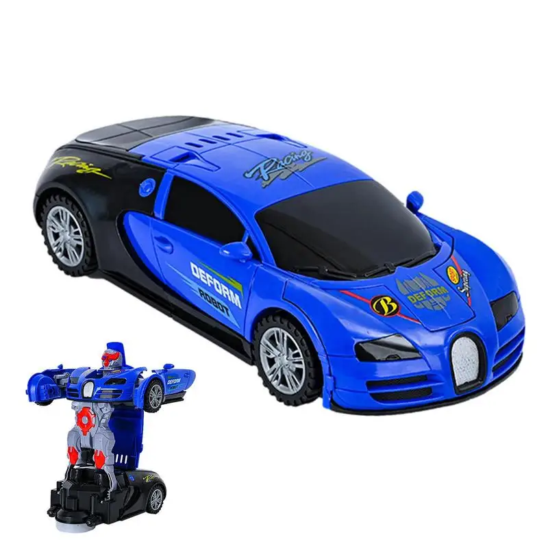

2 In 1 Deformation Robot Car Model Mini Transformation Robots Toy For Boys Impact Vehicles Car Children Toys