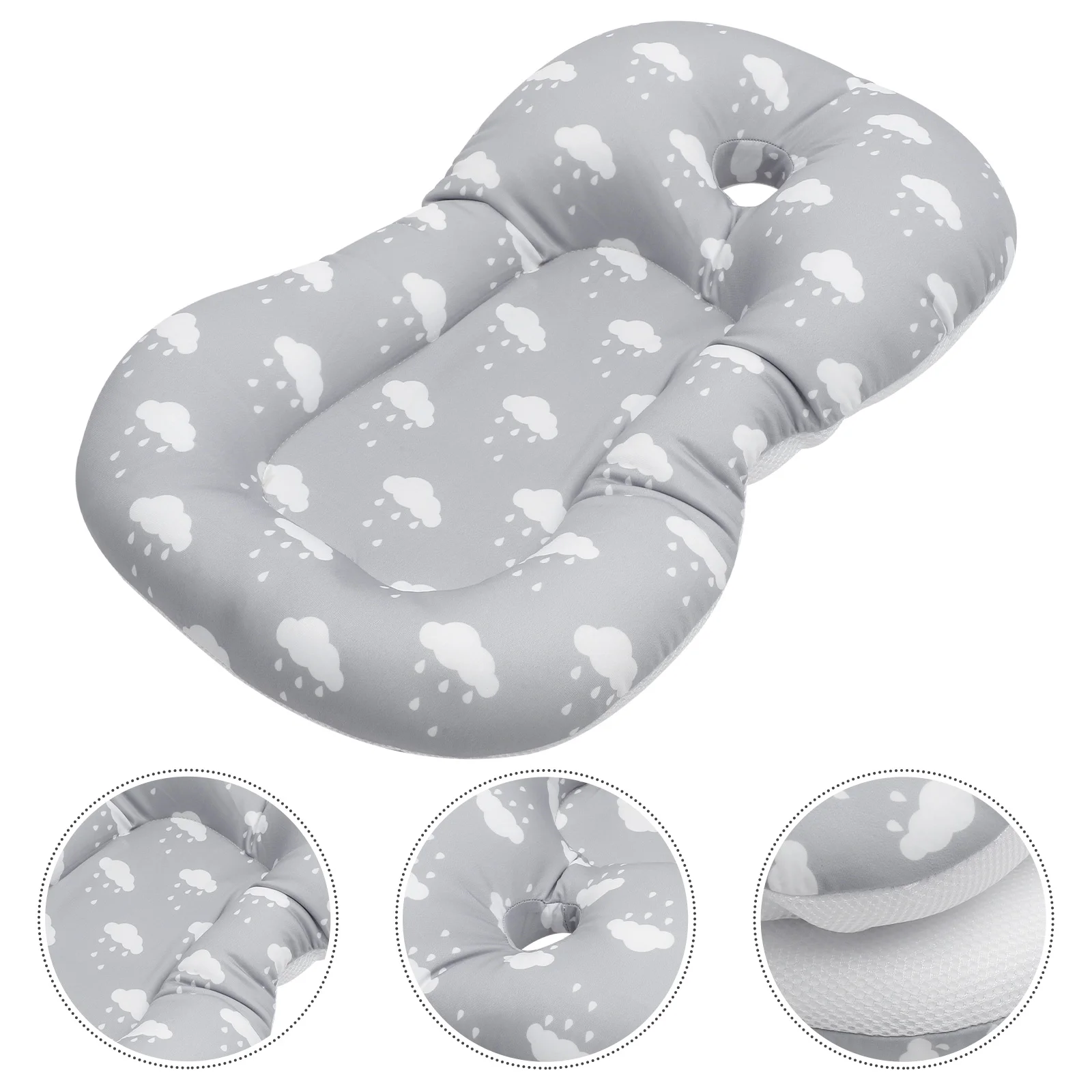 

Baby Bath Mat Bathtub Support Infant Pillow Toddler Cushion Lounger Shower Newborn Pad