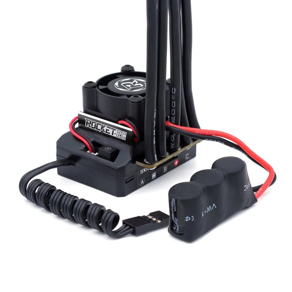 Фото SURPASS Supersonic 540 Sensored Motor 8,5T 10,5T 13,5T 130A Бесщеточный ESC для радиоуправляемого автомобиля 1/10 1/12 №4