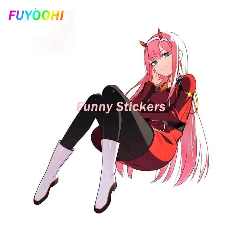 

FUYOOHI Exterior/Protection Fashion Stickers Pin on DARLING In The FRANXX Car Sticker Waterproof Decal Vinyl Material Suitable