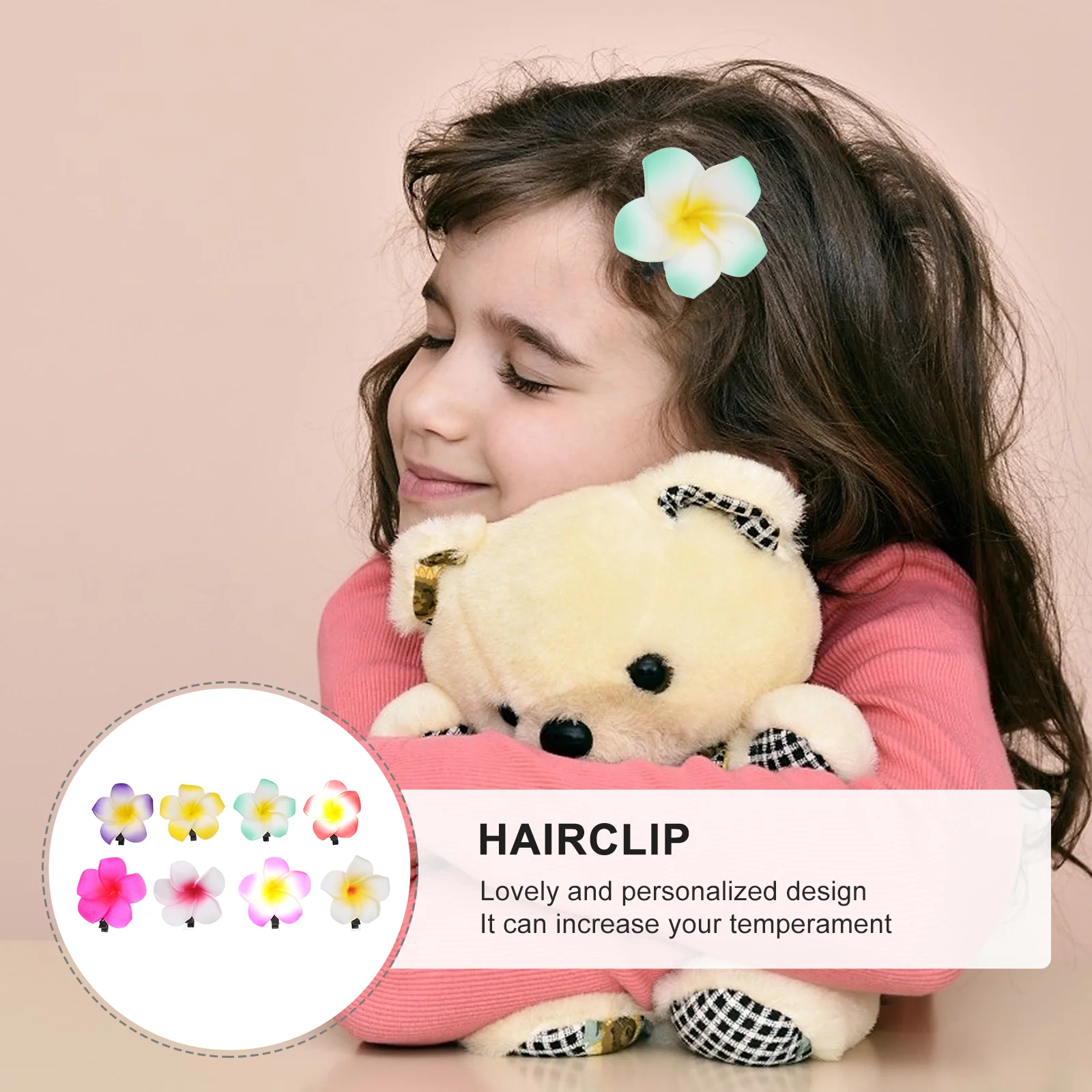 Заколка для волос Plumeria свадебный декор гавайские украшения цветы аксессуаров