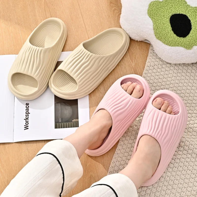 Women Platform Slippers 2023 Summer New Unisex Home Slippers Non-slip Bathroom Flip Flops Female Lightweight Beach Slides