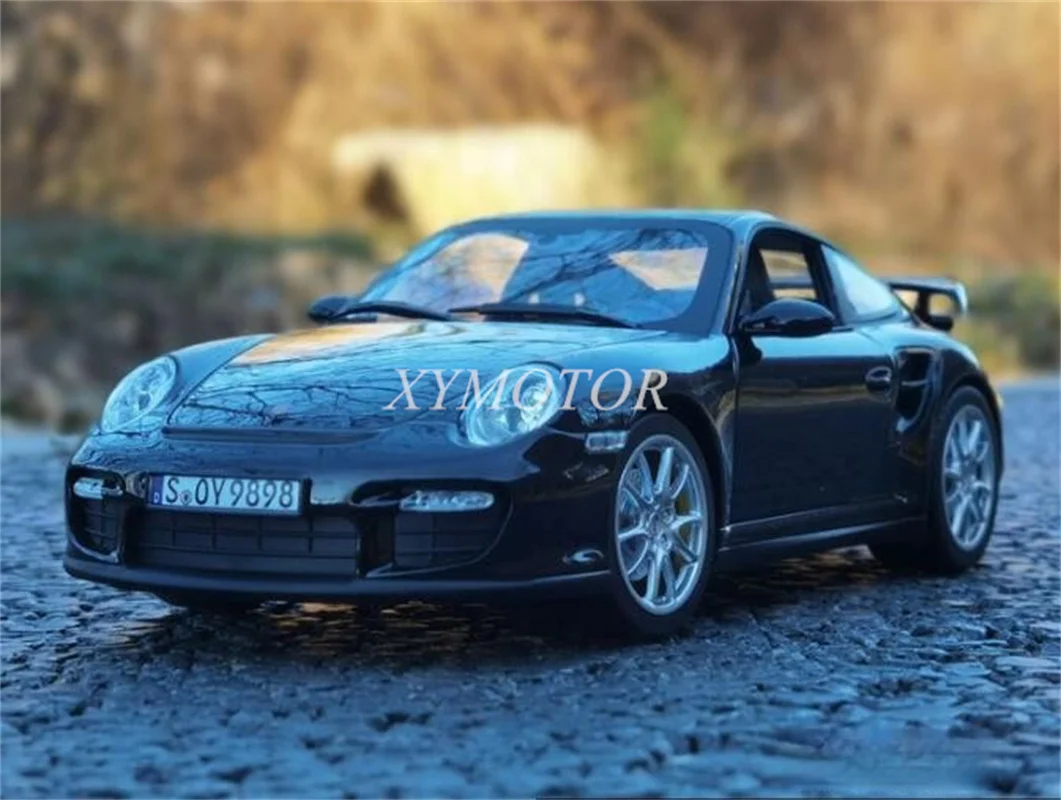 

Модель автомобиля Norev 1/18 под давлением для Porsche 911 GT2 2010, черные игрушки, подарок для хобби, демонстрация, коллекционные украшения