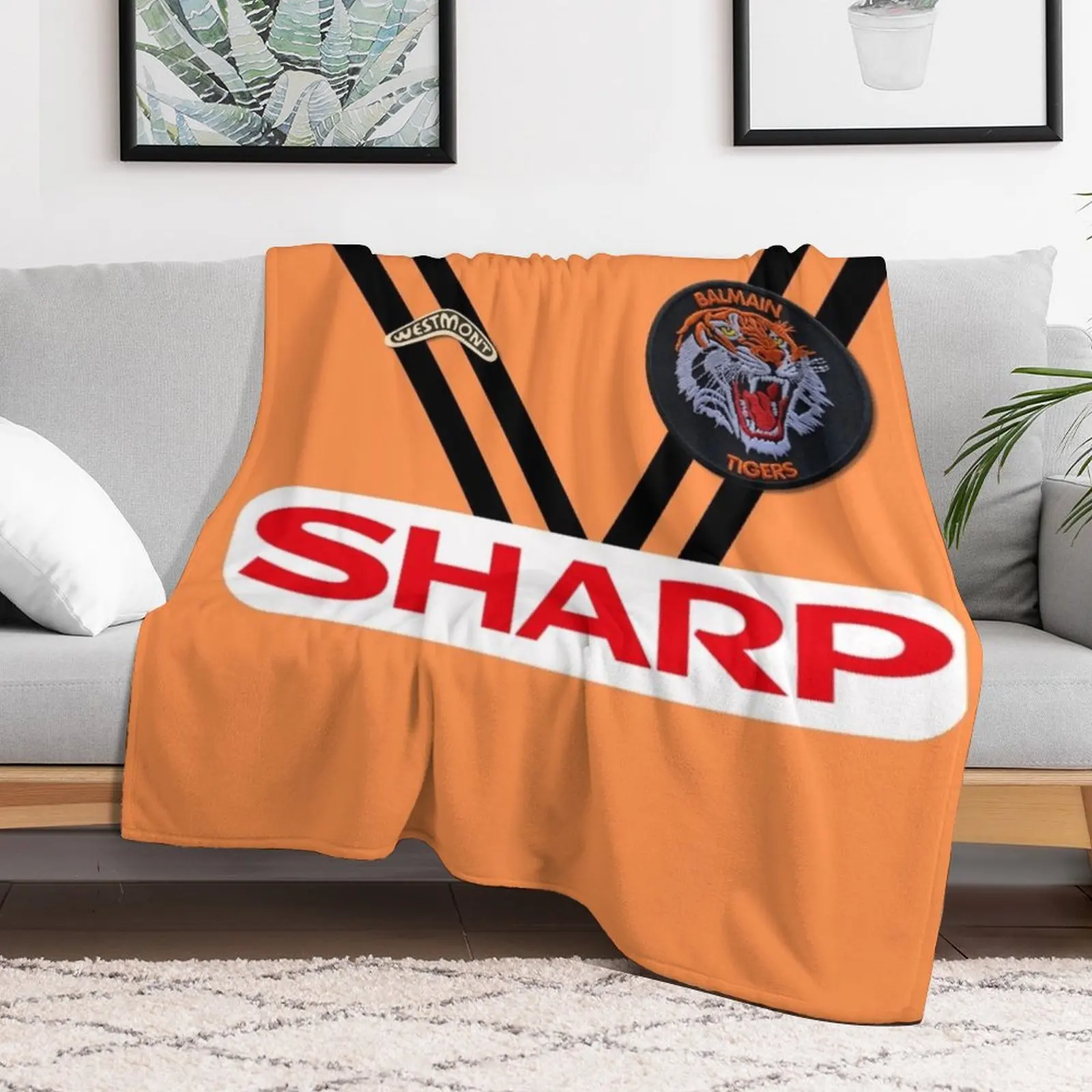 BALMAIN TIGERS 1981 плюшевое одеяло