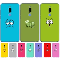 silicon case for meizu m6t m6s case cover for meizu x8 phone cases for meizu 16th plus 16s bumper back funny cute expression
