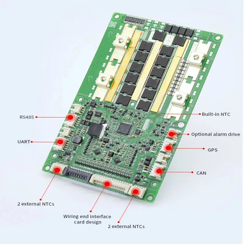Литий-ионный аккумулятор JIABAIDA 8S BMS LiFePo4 10S 13S 14S 16S 20S 24S 40A-200A