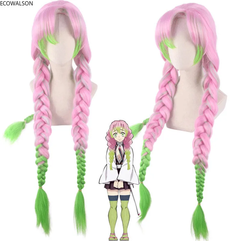 Костюм для косплея из аниме рассекающий демонов киметсу no Yaiba Mitsuri Kanroji