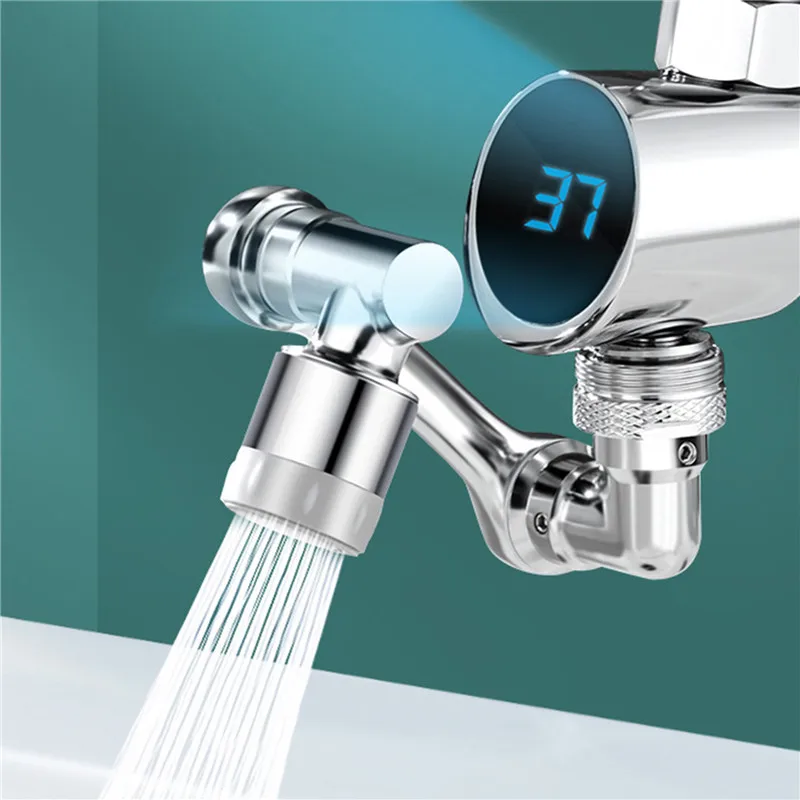 

Universal Machine 1080 Swivel Extender Faucet Splash Resistant Filter Kitchen Washbasin Faucet Aerator Nozzle Faucet Robot Arm