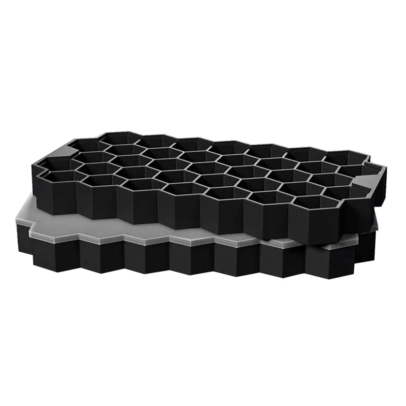 

Silicone Ice Square Tray, Pack Of 2,37 Compartment Ice Square Mould, Stackable Ice Square Tray With Lid, Chilled Drinks