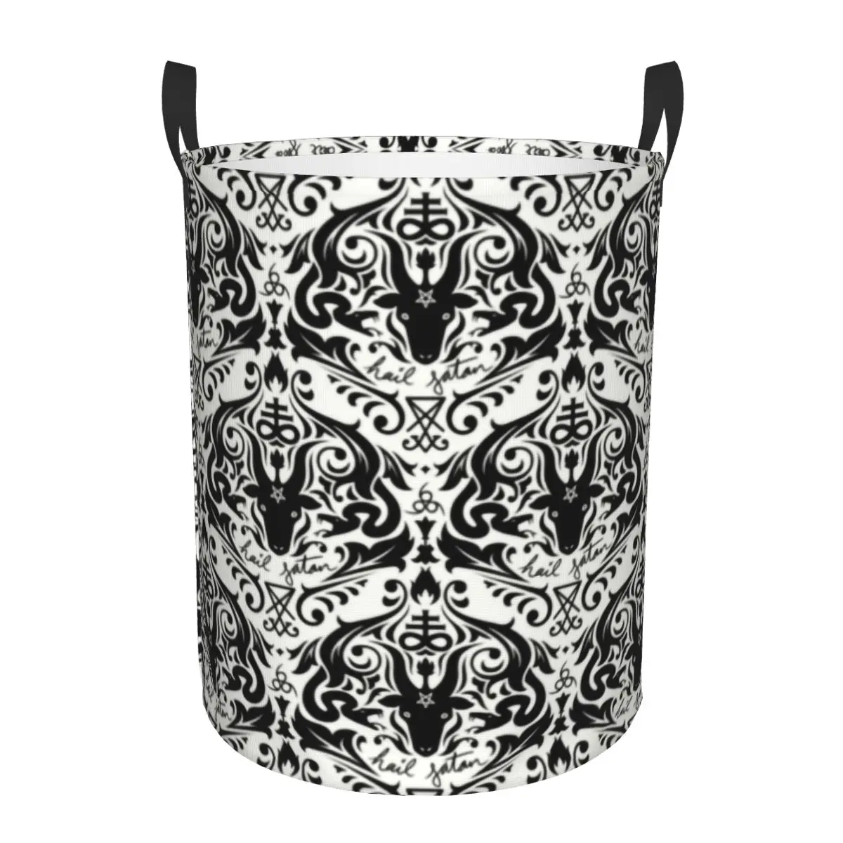 Дамасская Рабочая корзина для белья складная сатановая одежды крест-дьявол