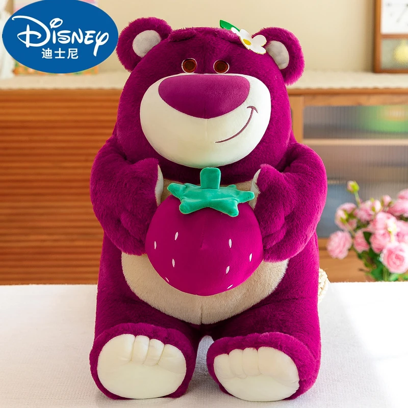 

New Disney Anime Lots-o-huggin Bear Plush Toy Sleeping Pillow Cartoon Soft Stuffed Plushies Doll Toys For Children Birthday Gift