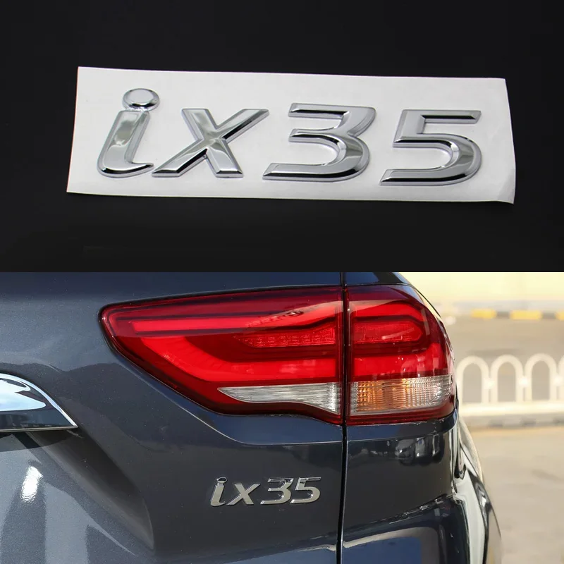 

For Hyundai ix35 Emblem Decal Logo Rear Trunk Tail Nameplate Car Stickers