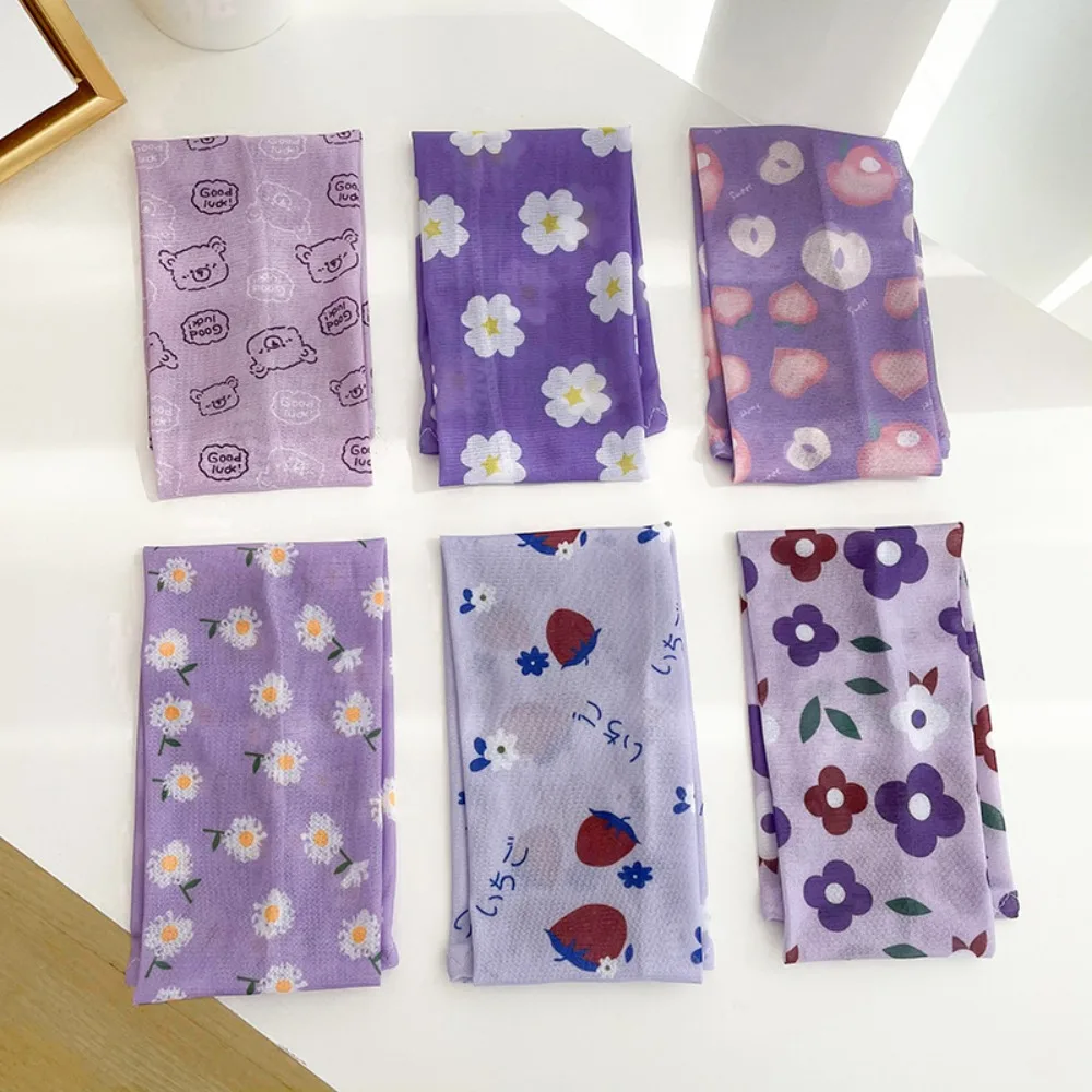 Длинные анти-УФ-марлевые рукава для льда эластичные из ледяного шелка с защитой