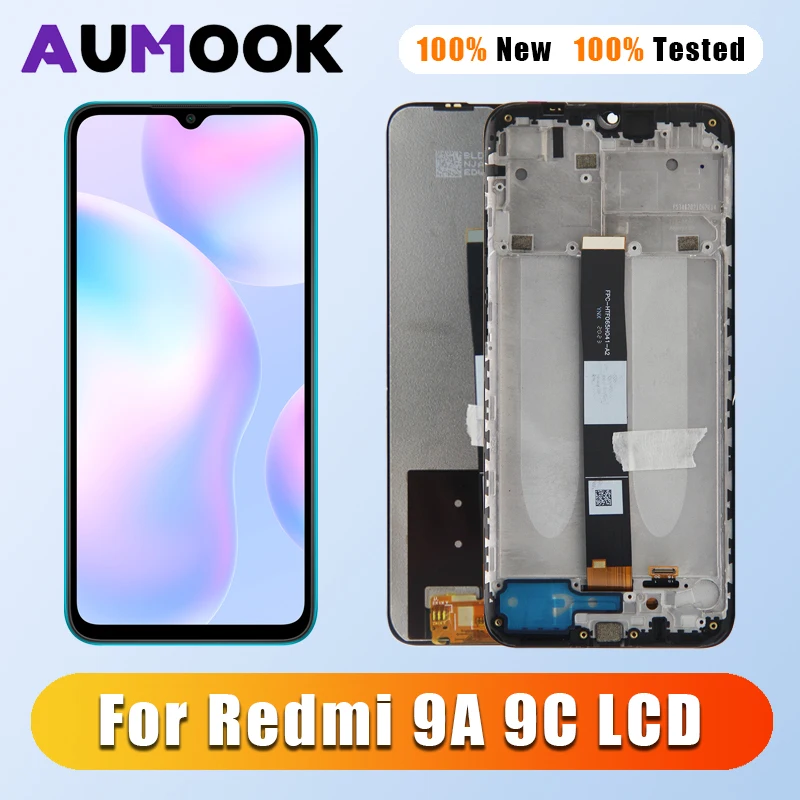 

Оригинальный ЖК-дисплей для Redmi 9A 9C, экран для Xiaomi Redmi 9C 9A M2006C3MG, сенсорный экран, дигитайзер в сборе