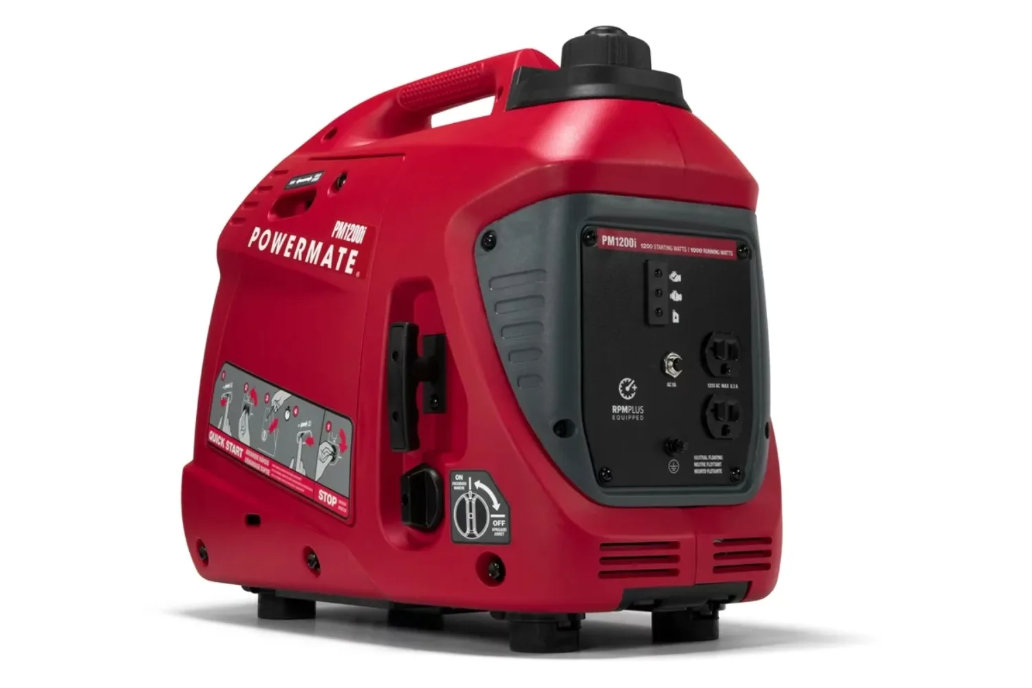 Powermate PM1200i - 1200 Watt Manual Start Gasoline Powered 