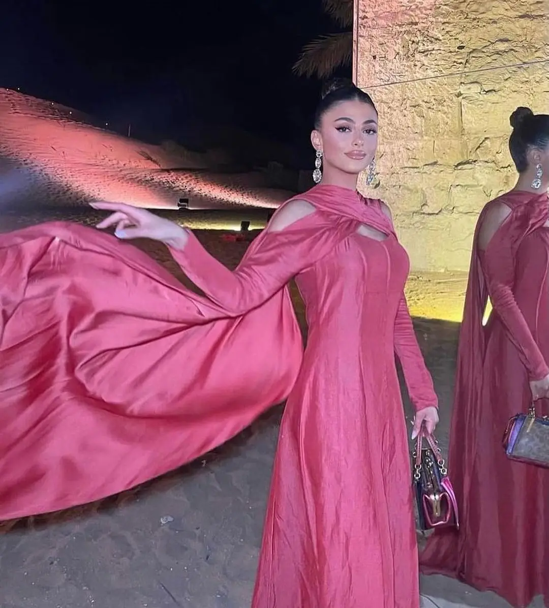 

Saudi Arabia Women Prom Dresses Long Sleeves Ankle Length Party Gowns Special Banquet Club Vestidos De Fiesta Evening Dress