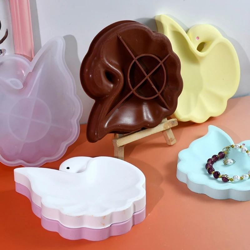 652F формы для рукоделия из смолы форма Лебедя смоляная декоративные подносов