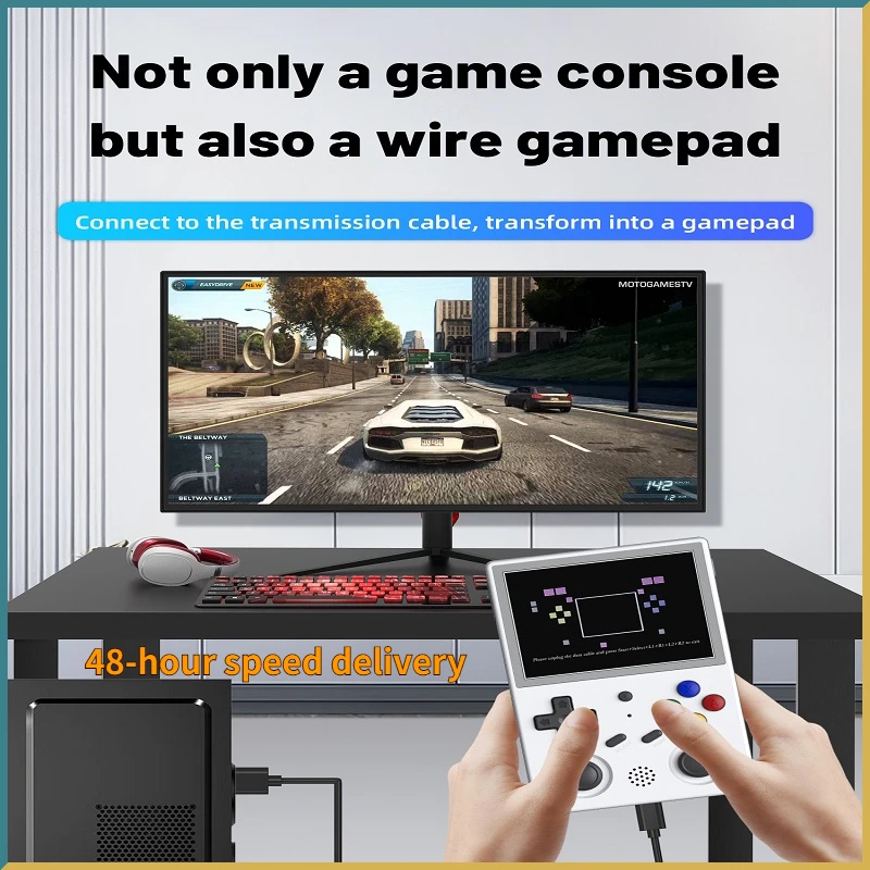 NEW 3.5 INCH  ANBERNIC RG353V Original Handheld Retro Video Game Console  Game Player 640*480 Android 11 Linux OS HD Simulator