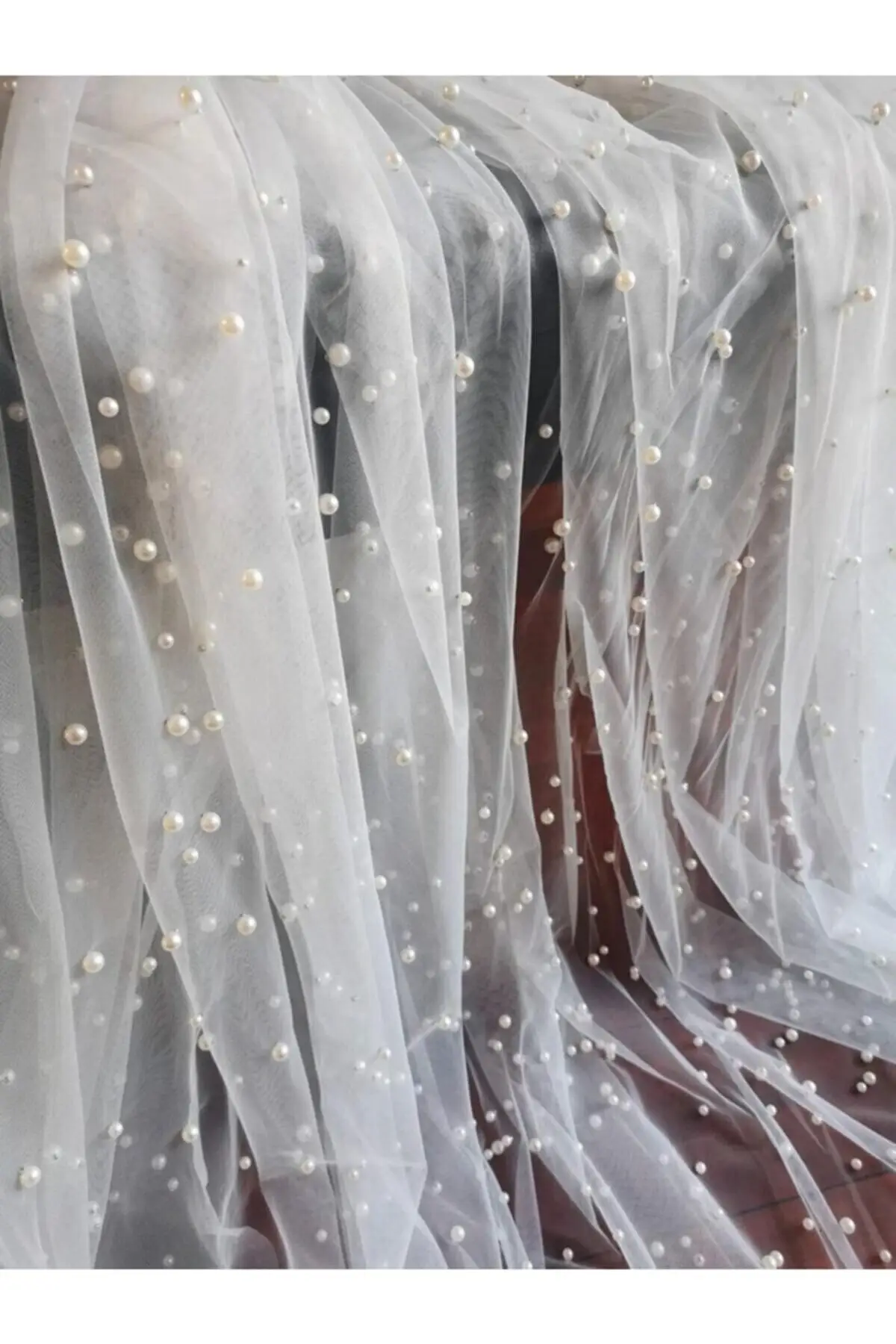 

Bridal Accessories Pearl Bridal Veil Wedding Handmade For Bride And Bridesmaids