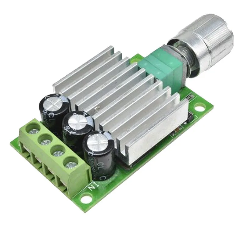 

Контроллер скорости двигателя постоянного тока переключатель контроля температуры с регулируемой яркостью скорости 12 В/24 В 10 А, переключат...