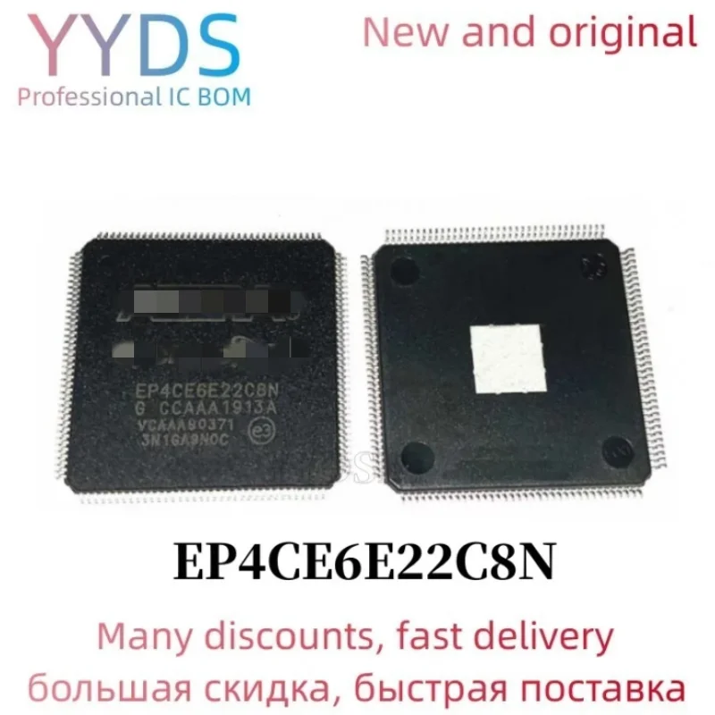 1 шт. EP4CE6E22C8N EP4CE6E22C8 EP4CE6E QFP IC FPGA 91 I/O 144EQFP