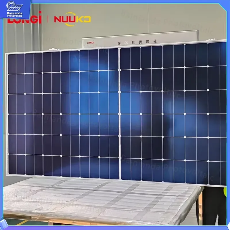 Фото Солнечная панель N-типа 640W 650W, двусторонняя, с эффективностью 24.1%, монокристаллический фотоэлектрический модуль из одинарного стекла для Himo X9 X10 LR7 72HVH №5