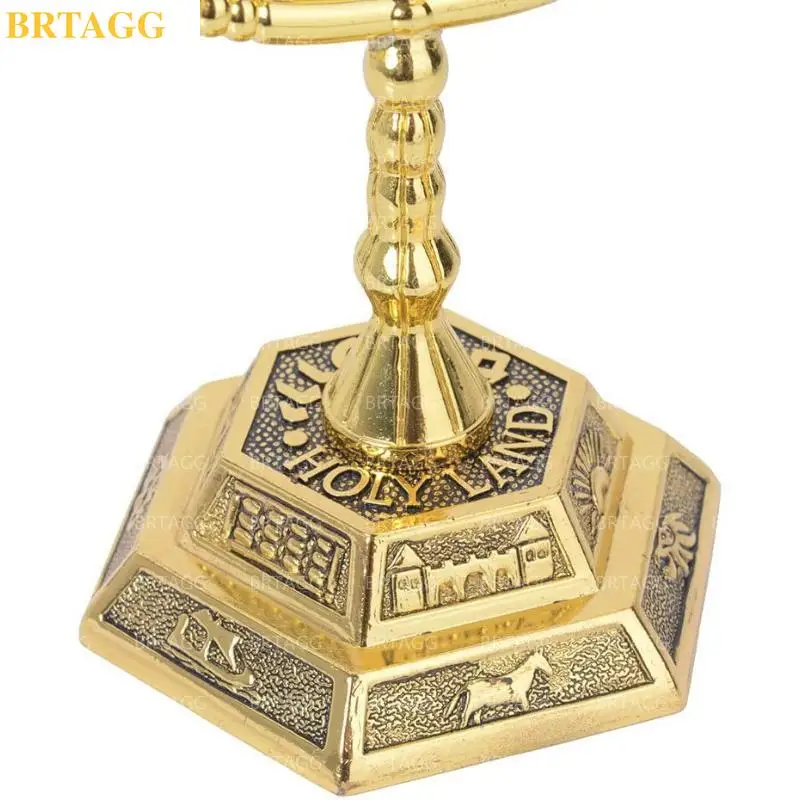 Купить BRTAGG Menorah, 12 племен Израиля, Менора, храм Jerusма, 7 веток, еврейские подсвечники, подарок на Рождество, святая земля
