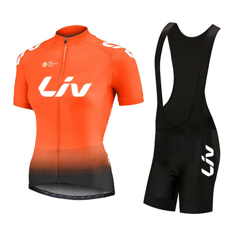 

2022 LIV Summer Cycling Jersey Set Bike Team Cycling Clothing Women Quick Dry Uniform Bicycle Jersey Suit Ropa Ciclismo Mujer