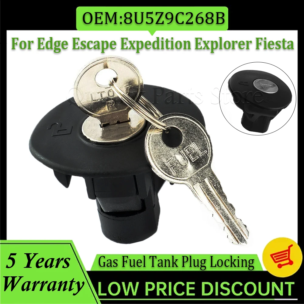 

НОВАЯ заглушка газового топливного бака с 2 ключами для Edge Escape Expedition Explorer Fiesta 8U5A9C268AC 8U5Z9C268B