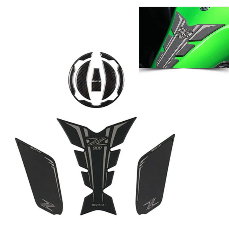 

Brand Motorcycle Protective Sticker Oil Tank Cover Super Viscous Motorbike Non Slip Side Stick Fishbone Decal for Kawasaki Z900