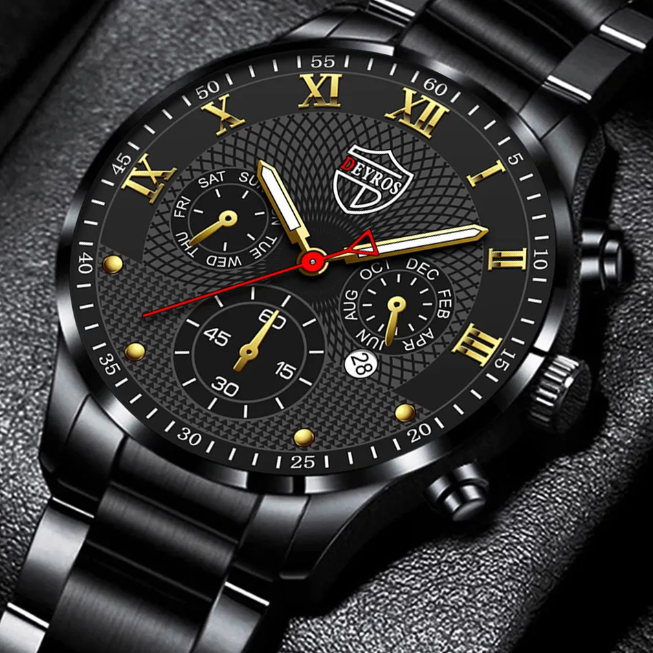 

Watch For Men Mens Watches Reloj Hombre Automatic Luxury 2022 Best Selling Stainless Steel Fashion Luminous Calendar QuartzWatch