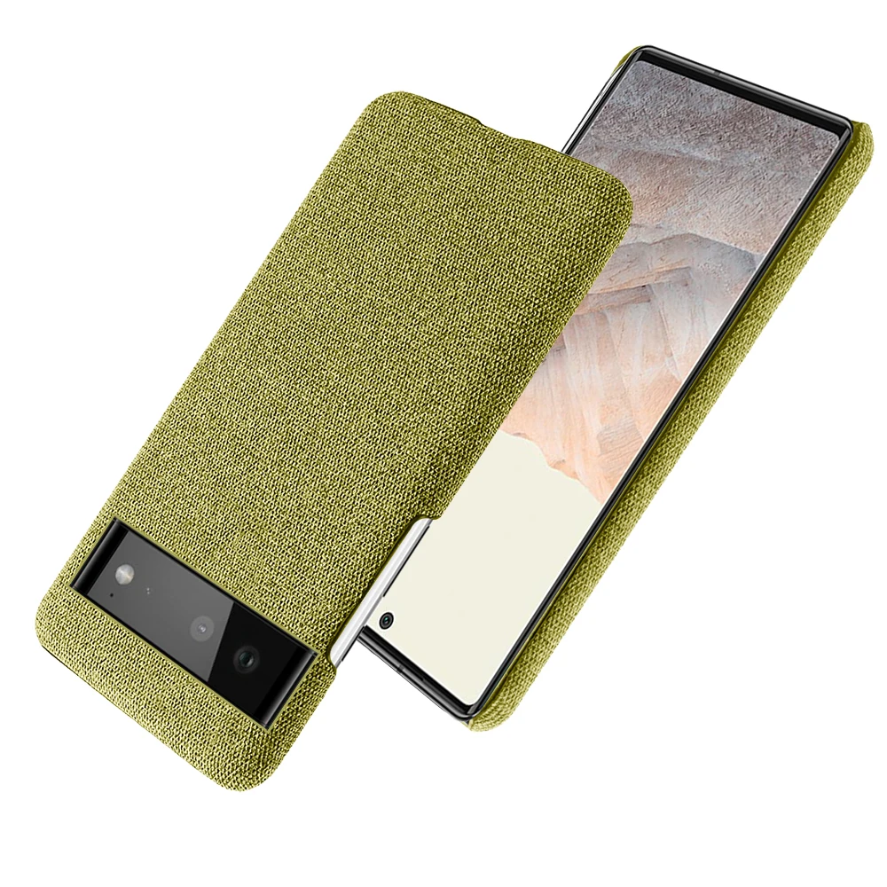 Тканевый чехол с текстурой для Google Pixel 7 6 6Pro 3 3a 2 4 XL роскошный Противоскользящий из