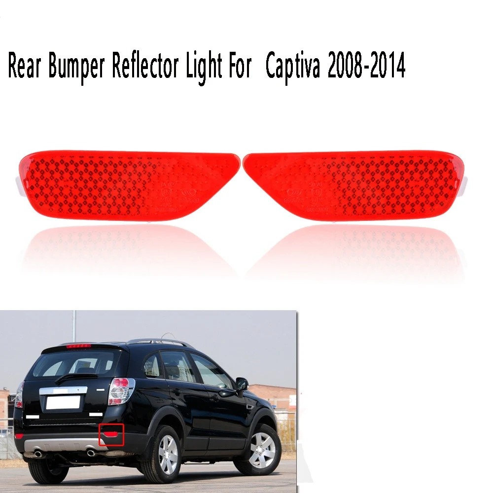 

1 пара, отражатель заднего бампера для Chevrolet Captiva 96626982-2008